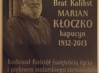 Poświęcenie tablicy Brata Kaliksta - 6 marca 2018