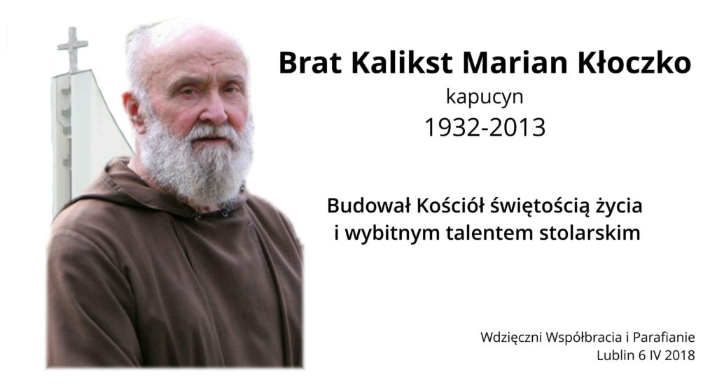 Poświecenie tablicy pamiątkowej śp. Br. Kaliksta Kłoczko