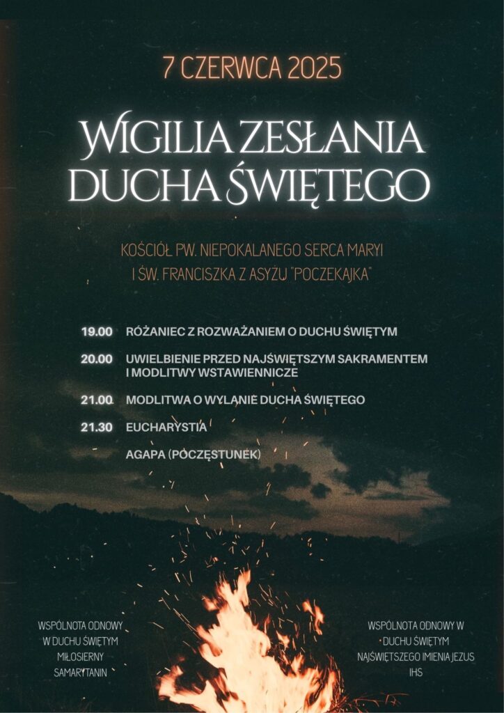 Wigilia Zesłania Ducha Świętego